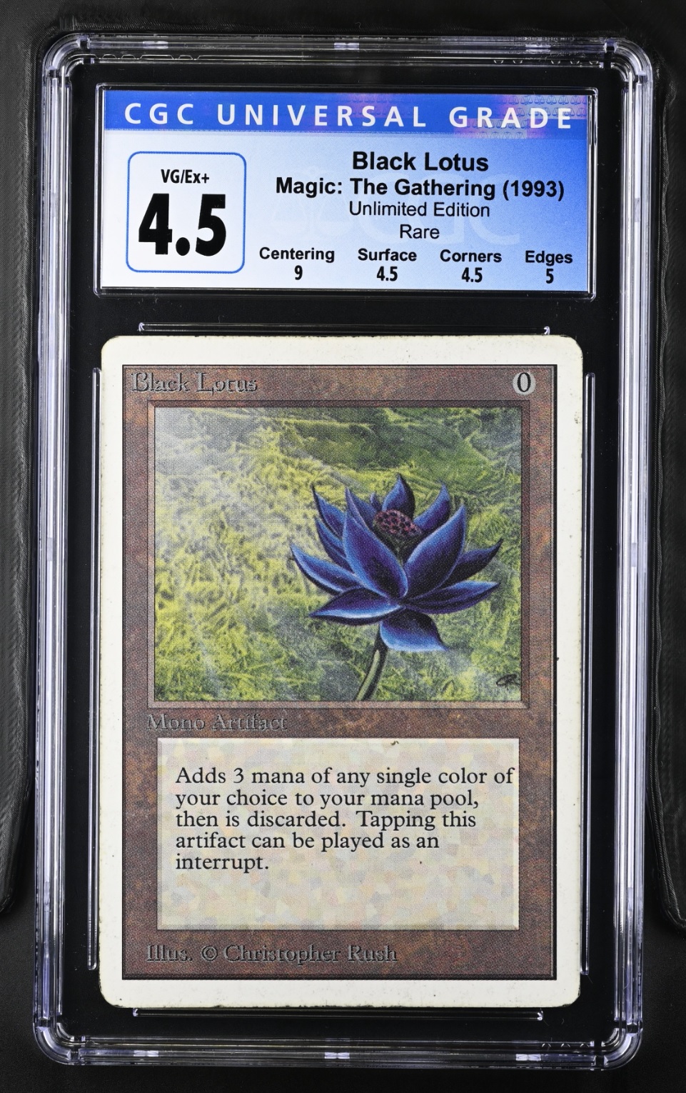 Black Lotus CGC 4.5 (0001)